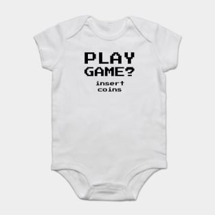 Retro Gamer Arcade Play Game 8-Bit Video Games Fan Baby Bodysuit